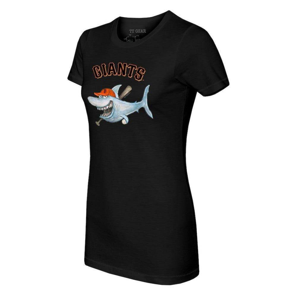 San Francisco Giants Tiny Turnip Women's Shark T-Shirt - MLB T-shirts