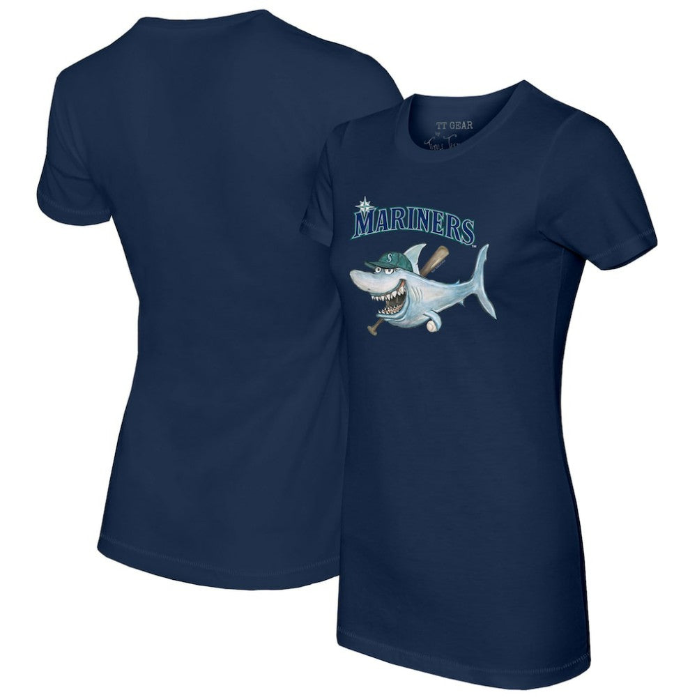 Seattle Mariners Tiny Turnip Women's Shark T-Shirt - MLB T-shirts