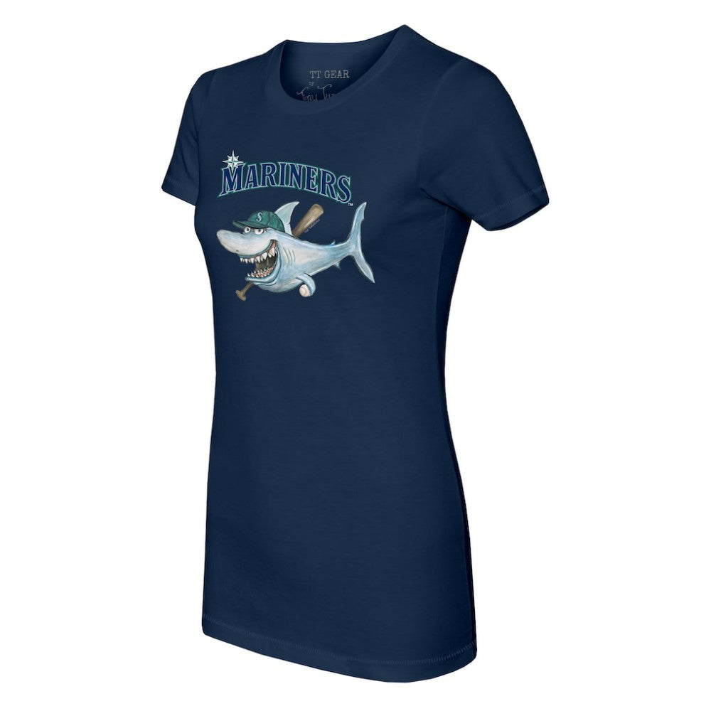 Seattle Mariners Tiny Turnip Women's Shark T-Shirt - MLB T-shirts