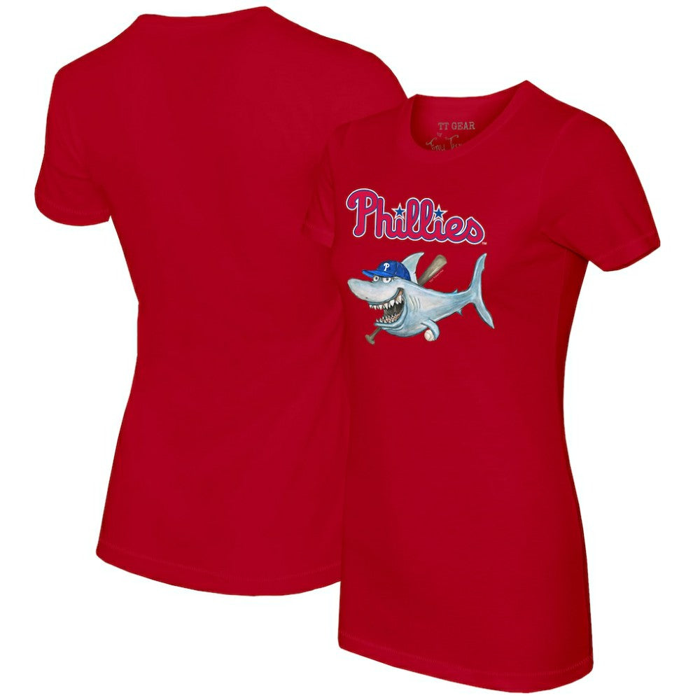 Philadelphia Phillies Tiny Turnip Women's Shark T-Shirt - MLB T-shirts