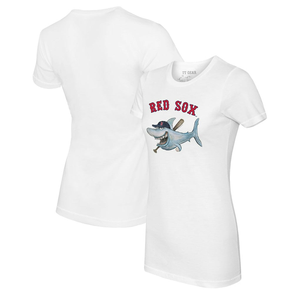 Boston Red Sox Tiny Turnip Women's Shark Logo T-Shirt - MLB T-shirts