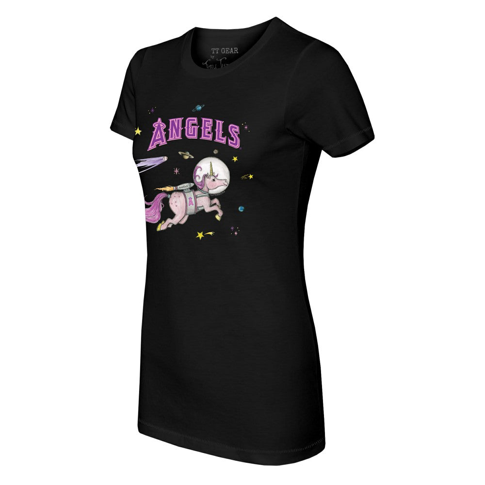 Los Angeles Angels Tiny Turnip Women's Space Unicorn T-Shirt - MLB T-shirts