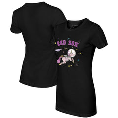 Boston Red Sox Tiny Turnip Women's Space Unicorn T-Shirt - MLB T-shirts
