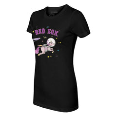 Boston Red Sox Tiny Turnip Women's Space Unicorn T-Shirt - MLB T-shirts