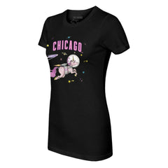 Chicago Cubs Tiny Turnip Women's Space Unicorn T-Shirt - MLB T-shirts