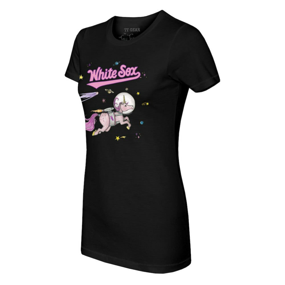 Chicago White Sox Tiny Turnip Women's Space Unicorn T-Shirt - MLB T-shirts