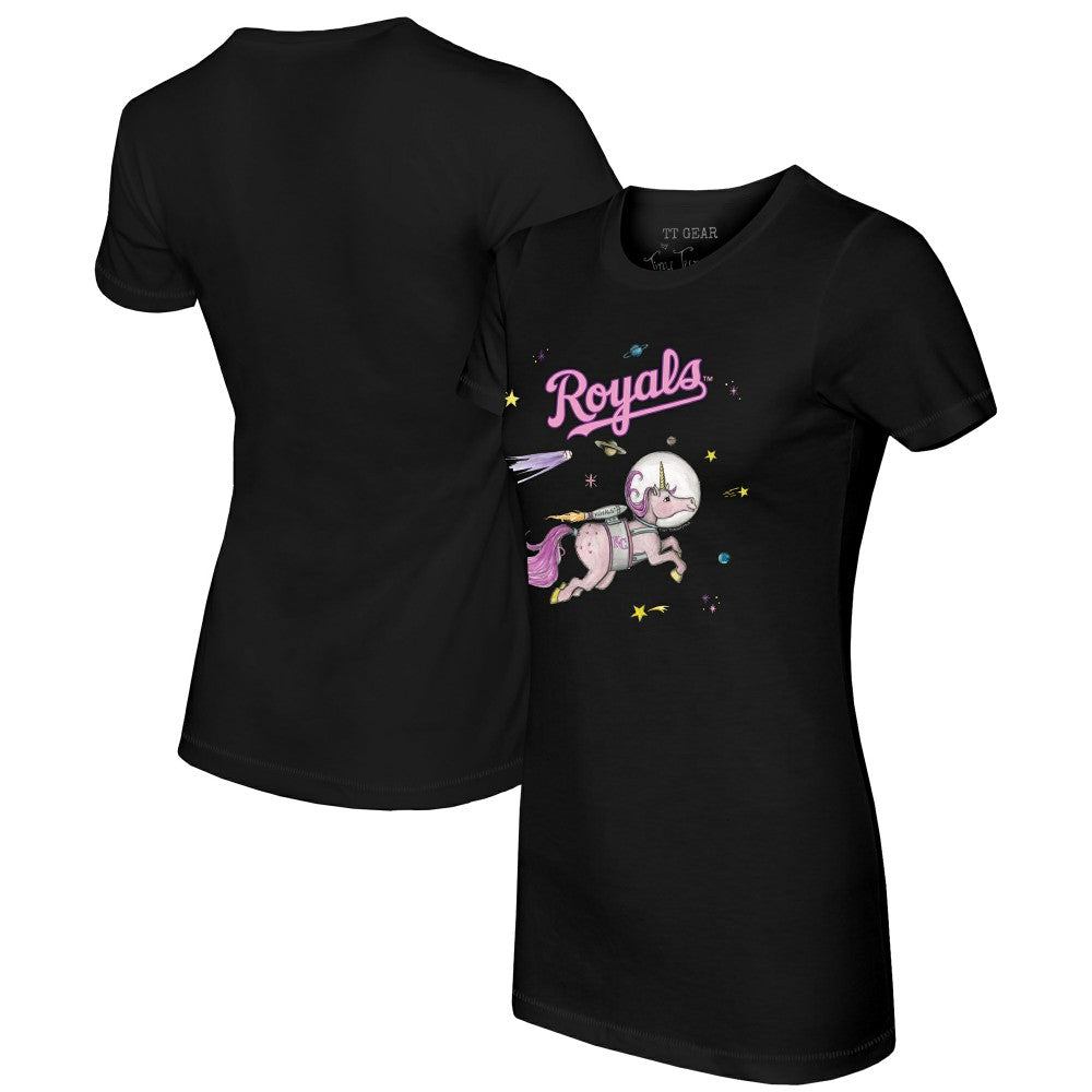 Kansas City Royals Tiny Turnip Women's Space Unicorn T-Shirt - MLB T-shirts