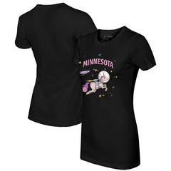 Minnesota Twins Tiny Turnip Women's Space Unicorn T-Shirt - MLB T-shirts