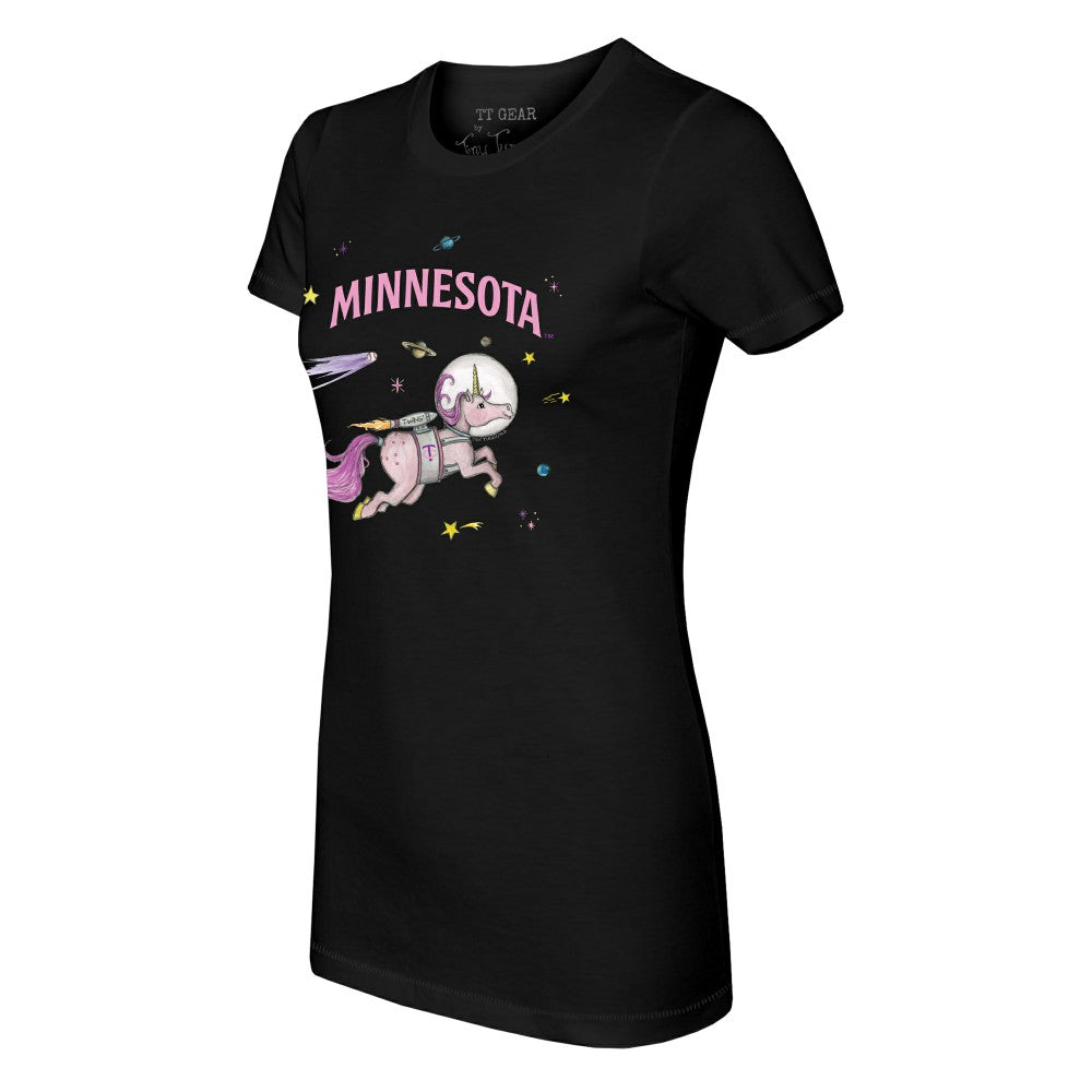 Minnesota Twins Tiny Turnip Women's Space Unicorn T-Shirt - MLB T-shirts
