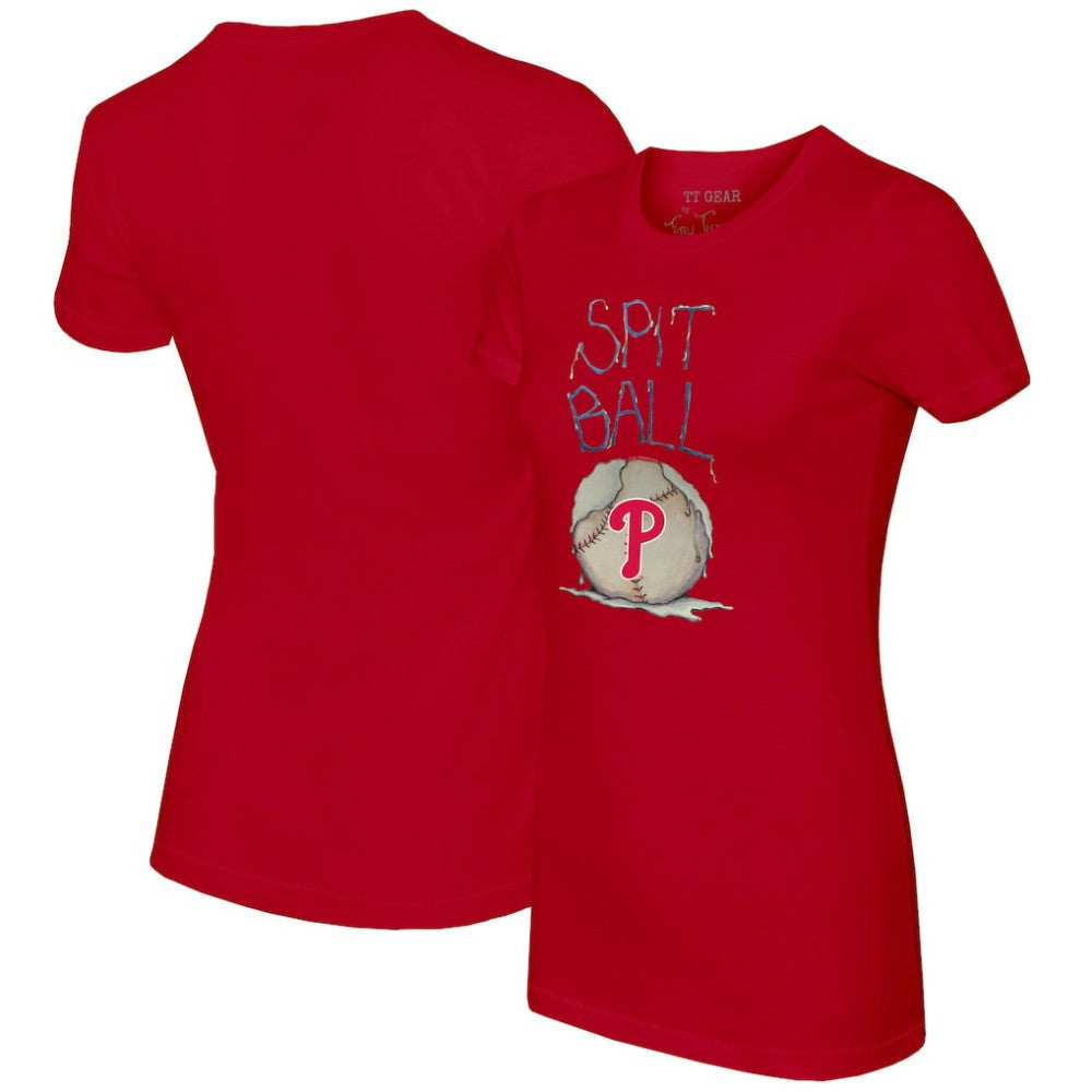 Philadelphia Phillies Tiny Turnip Women's Spit Ball T-Shirt - MLB T-shirts