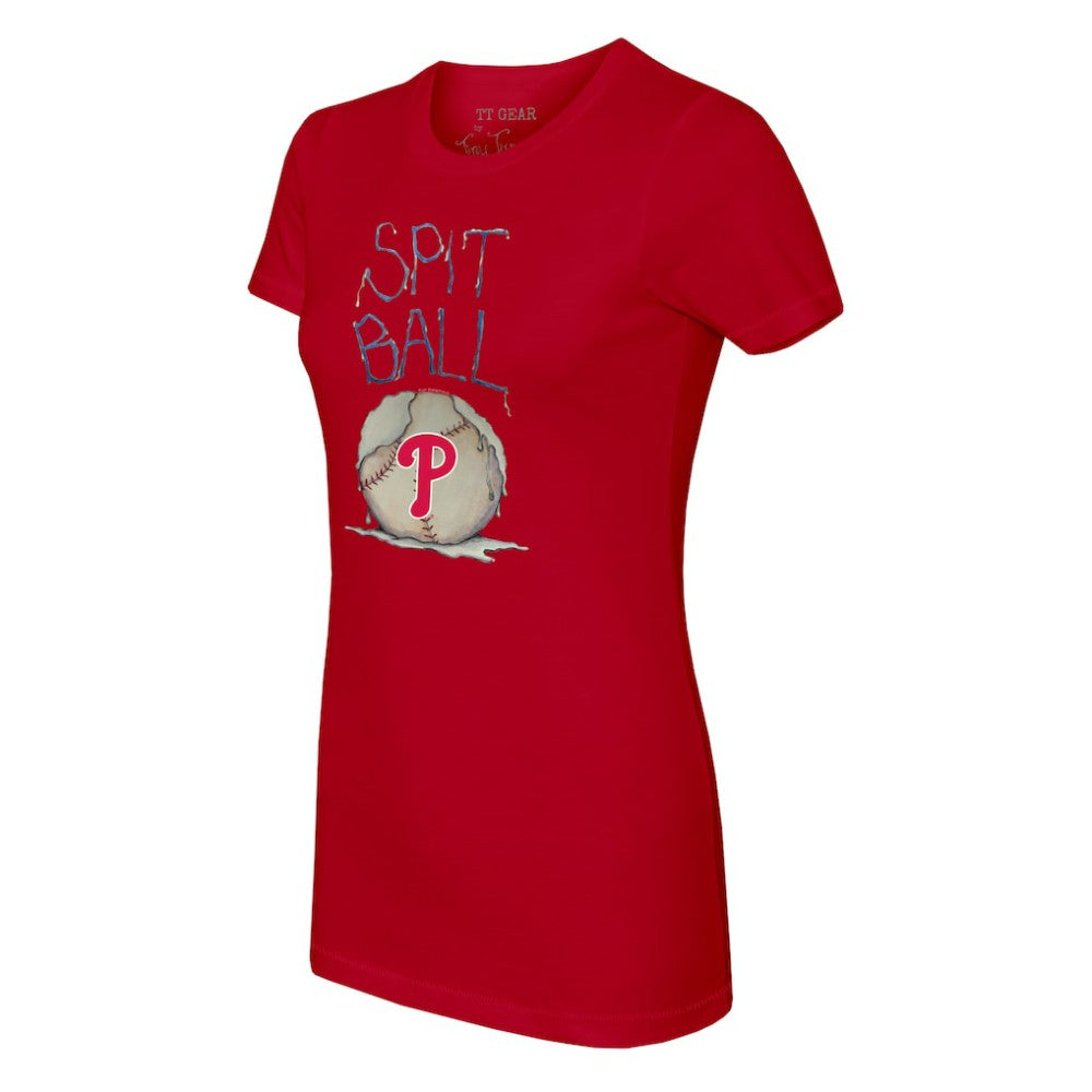 Philadelphia Phillies Tiny Turnip Women's Spit Ball T-Shirt - MLB T-shirts