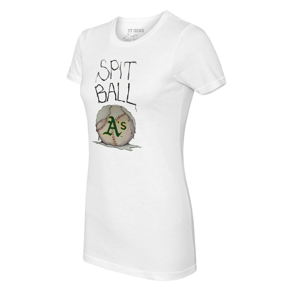Athletics Tiny Turnip Women's Spit Ball T-Shirt - MLB T-shirts