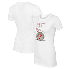 Philadelphia Phillies Tiny Turnip Women's Spit Ball T-Shirt - MLB T-shirts