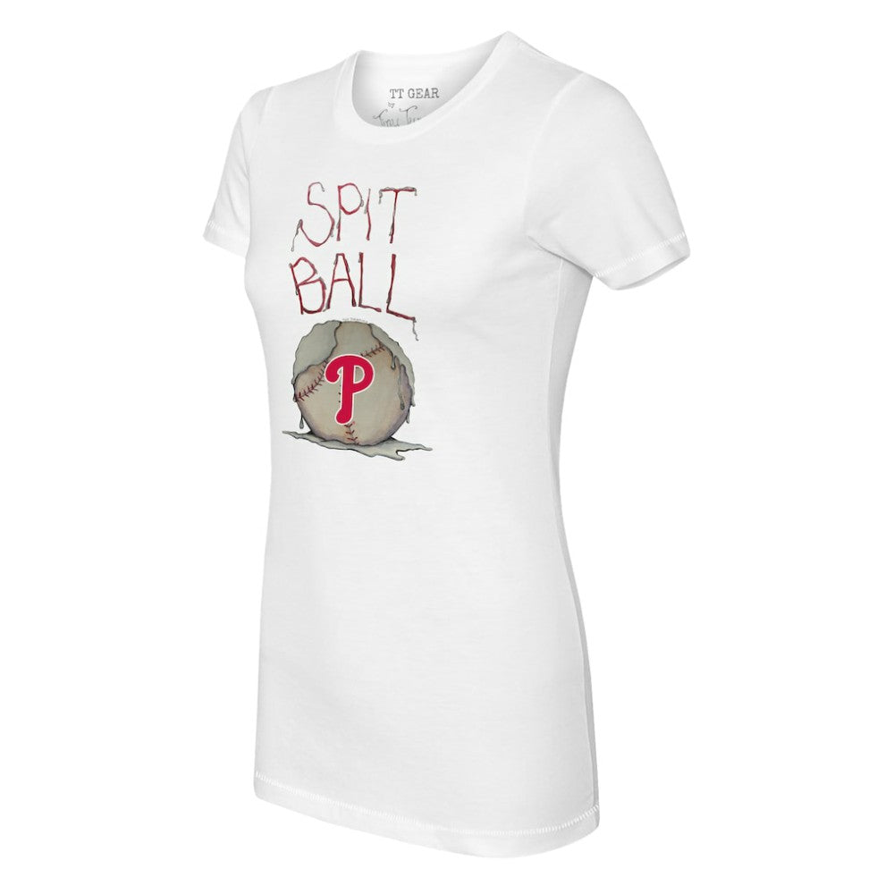 Philadelphia Phillies Tiny Turnip Women's Spit Ball T-Shirt - MLB T-shirts