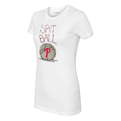 Philadelphia Phillies Tiny Turnip Women's Spit Ball T-Shirt - MLB T-shirts