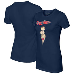 Cleveland Guardians Tiny Turnip Women's Triple Scoop T-Shirt - MLB T-shirts