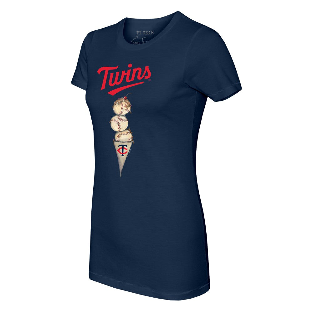 Minnesota Twins Tiny Turnip Women's Triple Scoop T-Shirt - MLB T-shirts