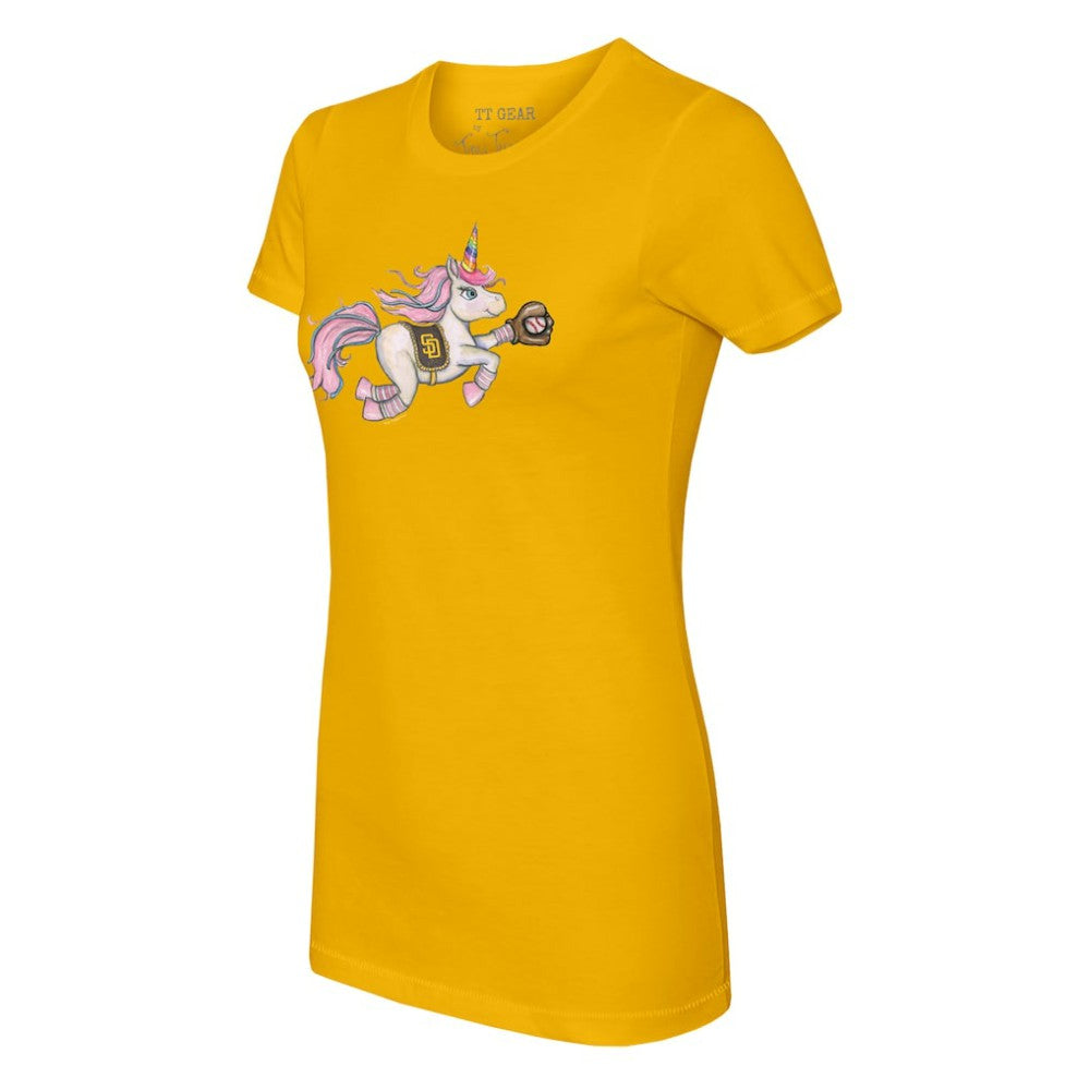 San Diego Padres Tiny Turnip Women's Unicorn T-Shirt - MLB T-shirts