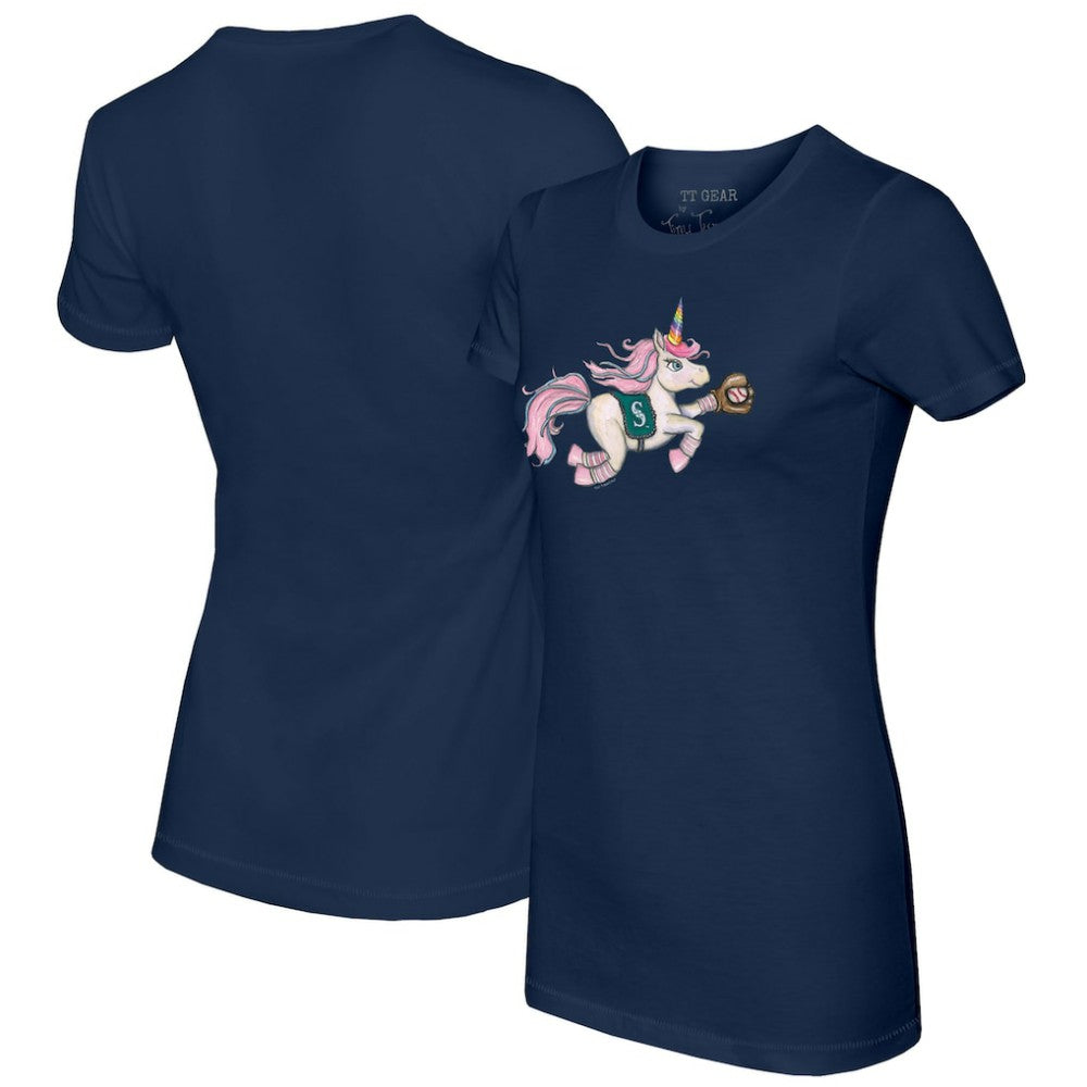 Seattle Mariners Tiny Turnip Women's Unicorn T-Shirt - MLB T-shirts