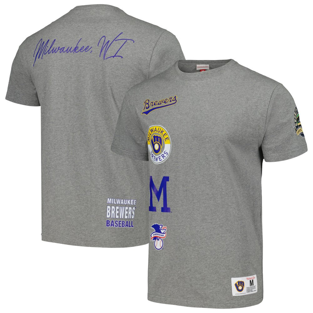 Milwaukee Brewers Mitchell & Ness Cooperstown Collection City Collection T-Shirt - MLB T-shirts