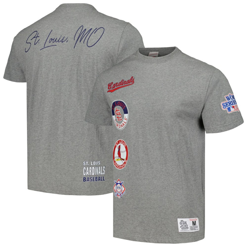 St. Louis Cardinals Mitchell & Ness Cooperstown Collection City Collection T-Shirt - MLB T-shirts