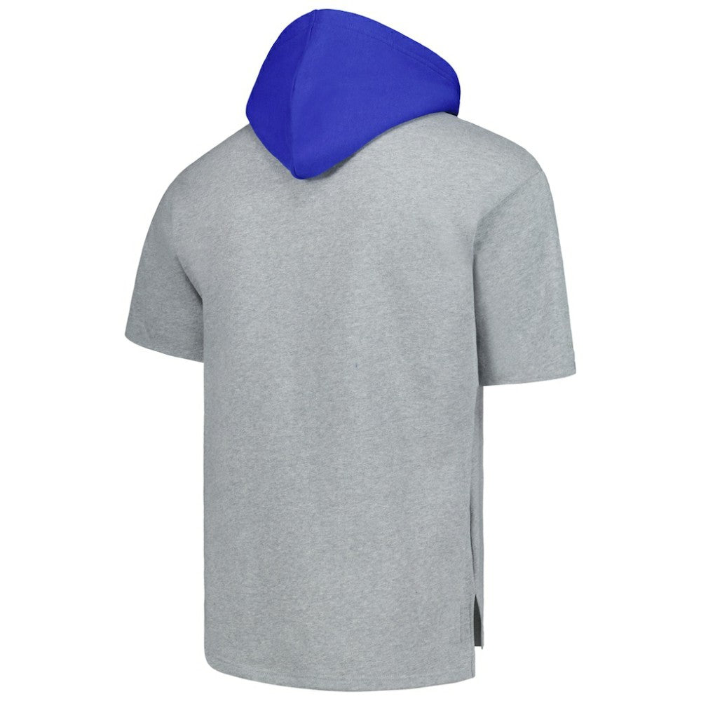 Los Angeles Dodgers Mitchell & Ness Postgame Short Sleeve Pullover Hoodie - MLB Hoodies