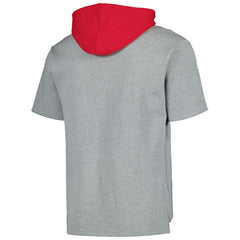 St. Louis Cardinals Mitchell & Ness Postgame Short Sleeve Pullover Hoodie - MLB Hoodies