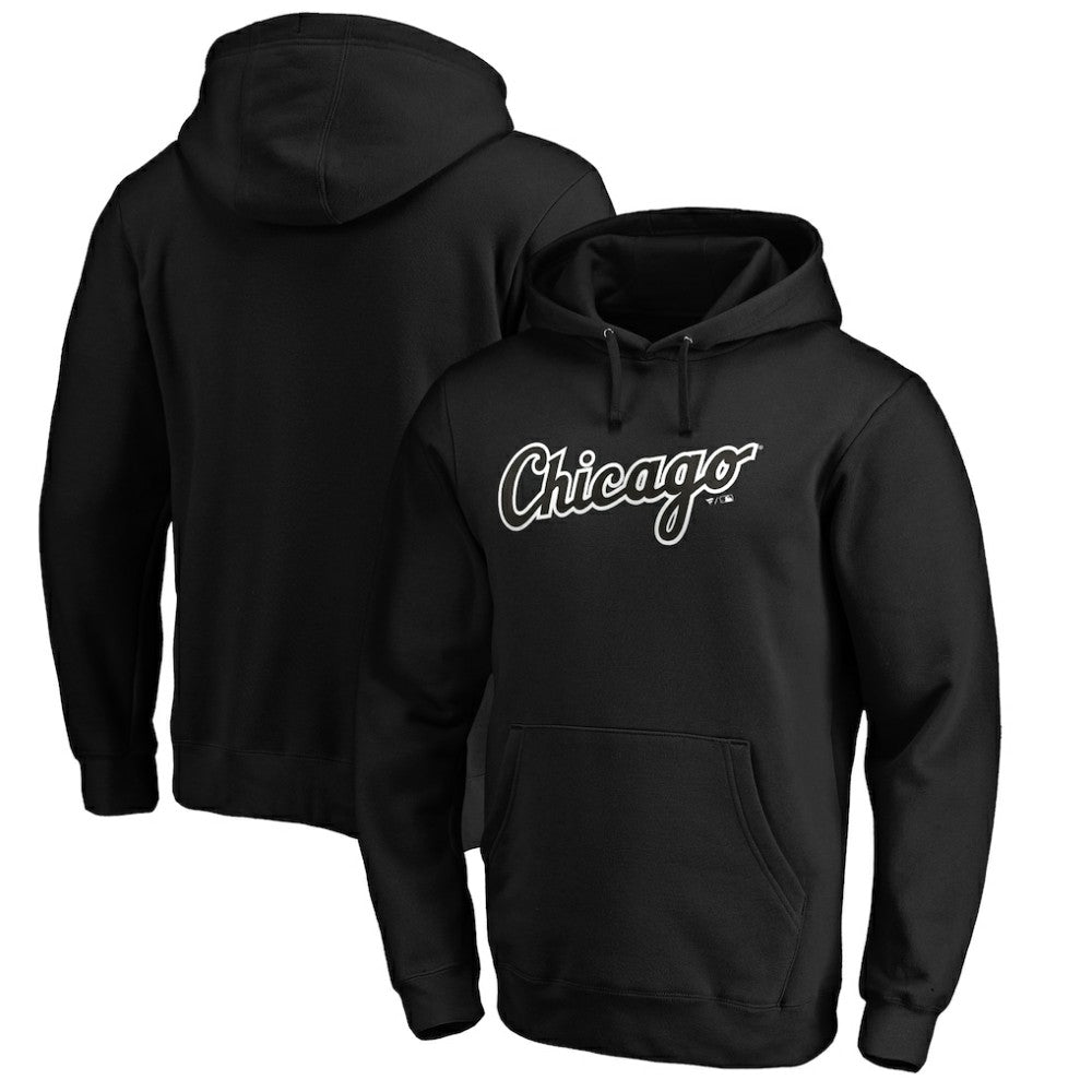 Chicago White Sox Official Wordmark Fitted Pullover Hoodie - MLB Hoodies