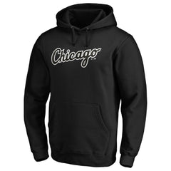 Chicago White Sox Official Wordmark Fitted Pullover Hoodie - MLB Hoodies