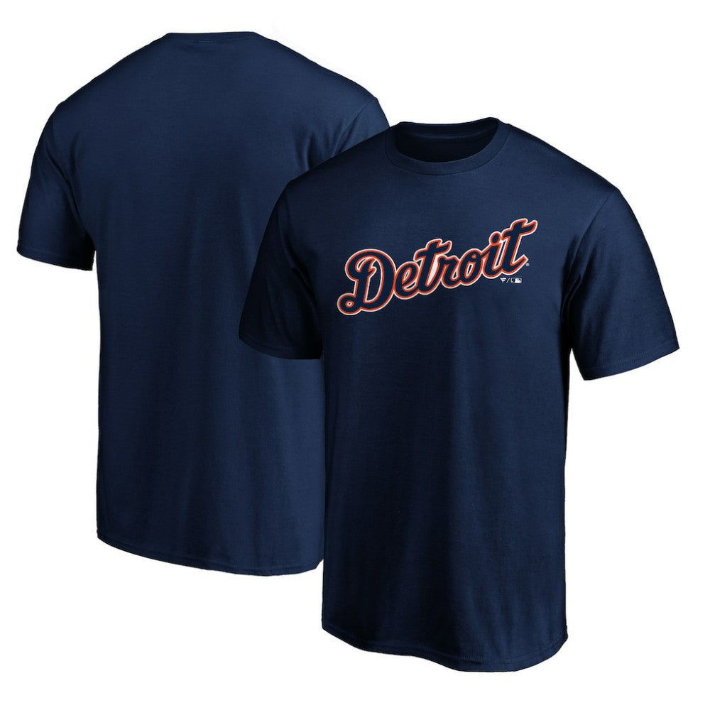 Detroit Tigers Official Team Wordmark T-Shirt - MLB T-shirts