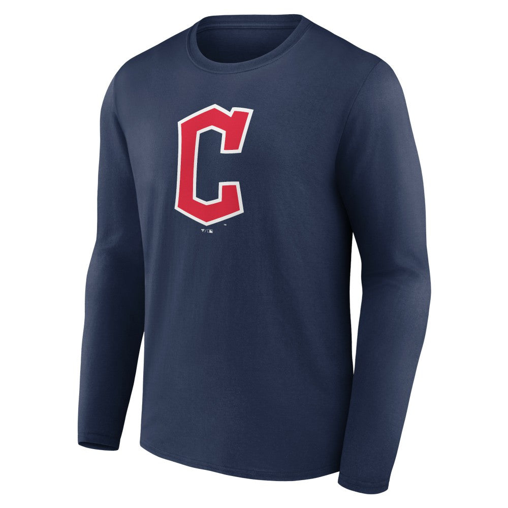 Cleveland Guardians Official Wordmark Long Sleeve T-Shirt - MLB T-shirts