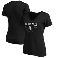 Chicago White Sox Women's Core Live For It V-Neck T-Shirt - MLB T-shirts
