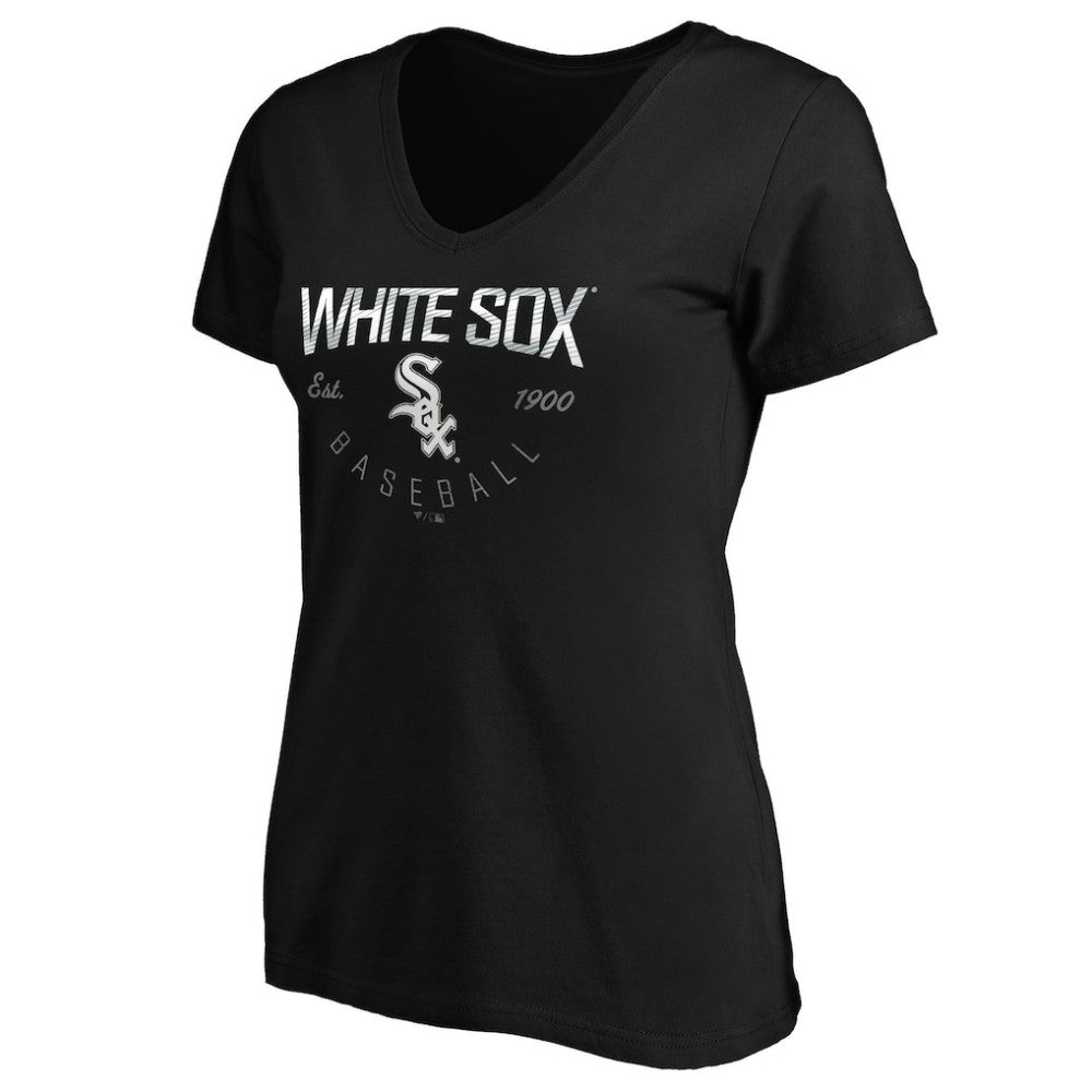 Chicago White Sox Women's Core Live For It V-Neck T-Shirt - MLB T-shirts