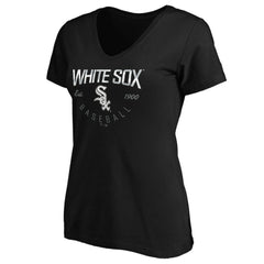 Chicago White Sox Women's Core Live For It V-Neck T-Shirt - MLB T-shirts