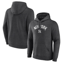 New York Yankees Team Lock Up Wordmark Pullover Hoodie - MLB Hoodies