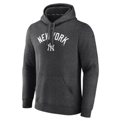 New York Yankees Team Lock Up Wordmark Pullover Hoodie - MLB Hoodies