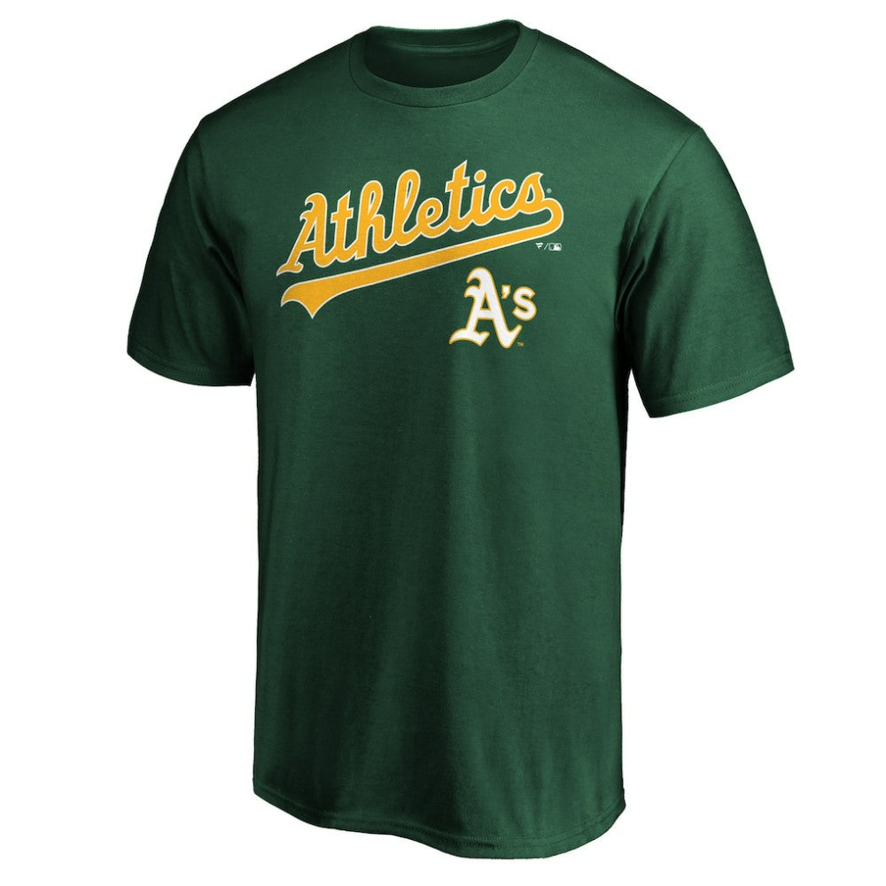 Athletics Team Lock Up Wordmark T-Shirt - MLB T-shirts