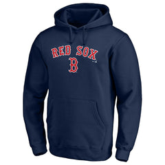 Boston Red Sox Team Lock Up Wordmark Pullover Hoodie - MLB Hoodies