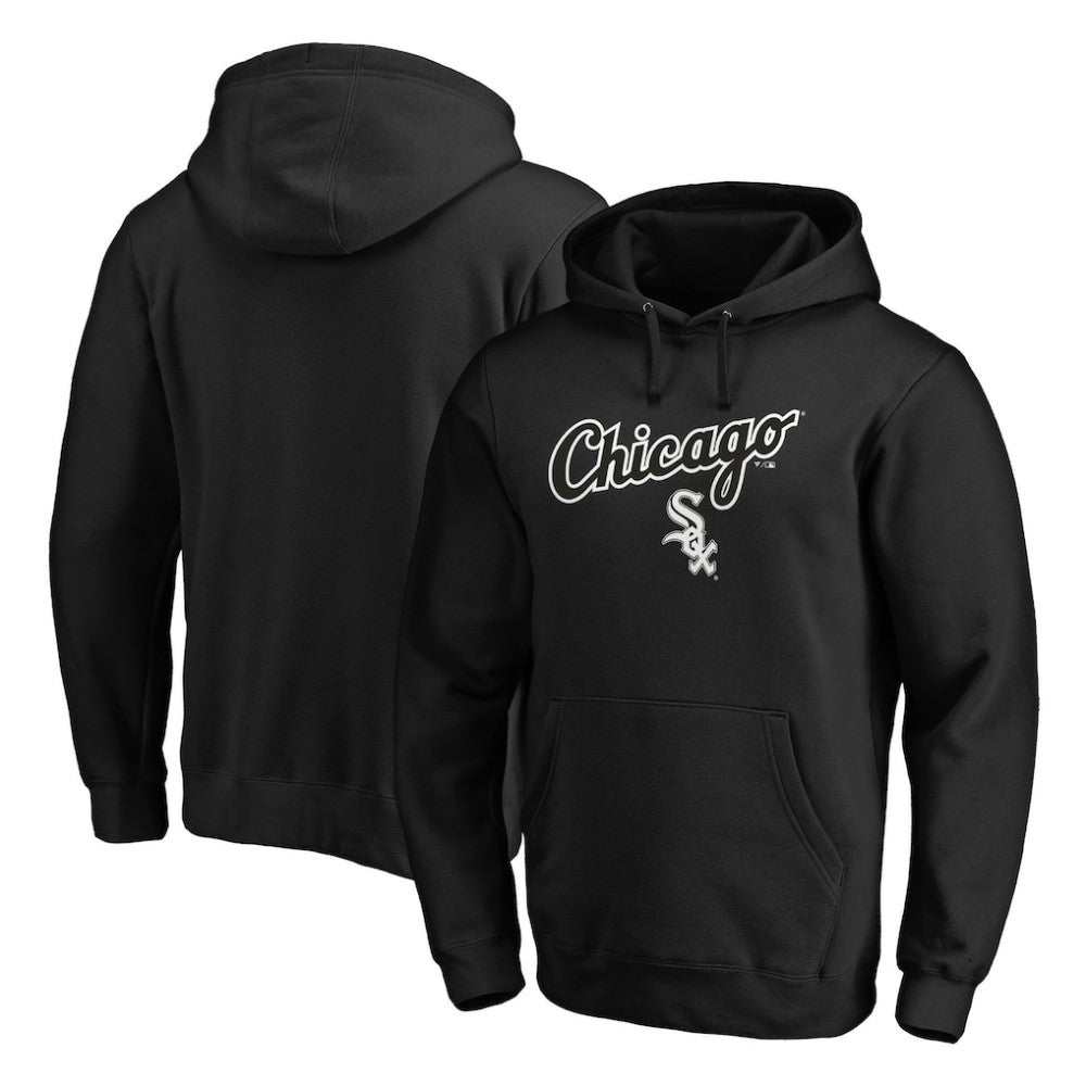 Chicago White Sox Team Lock Up Wordmark Pullover Hoodie - MLB Hoodies