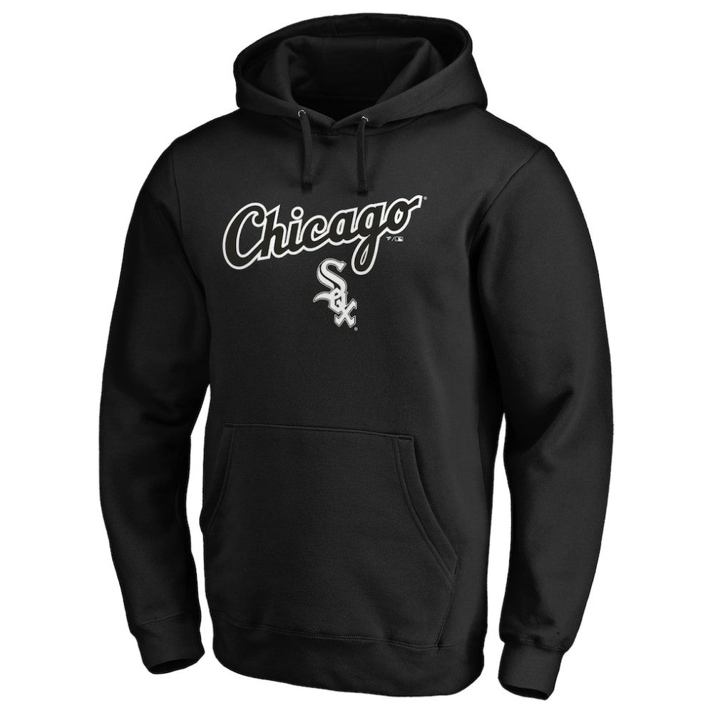 Chicago White Sox Team Lock Up Wordmark Pullover Hoodie - MLB Hoodies