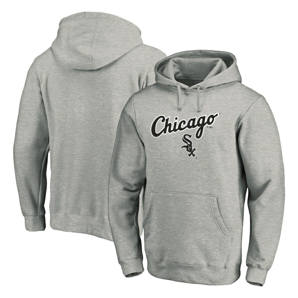 Chicago White Sox Team Lock Up Wordmark Pullover Hoodie - MLB Hoodies