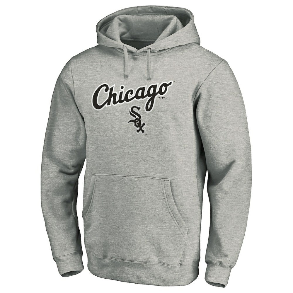 Chicago White Sox Team Lock Up Wordmark Pullover Hoodie - MLB Hoodies