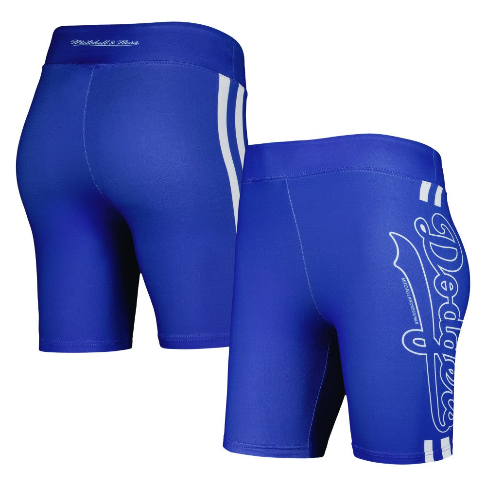 Los Angeles Dodgers Mitchell & Ness Women's Biker Shorts - MLB Shorts