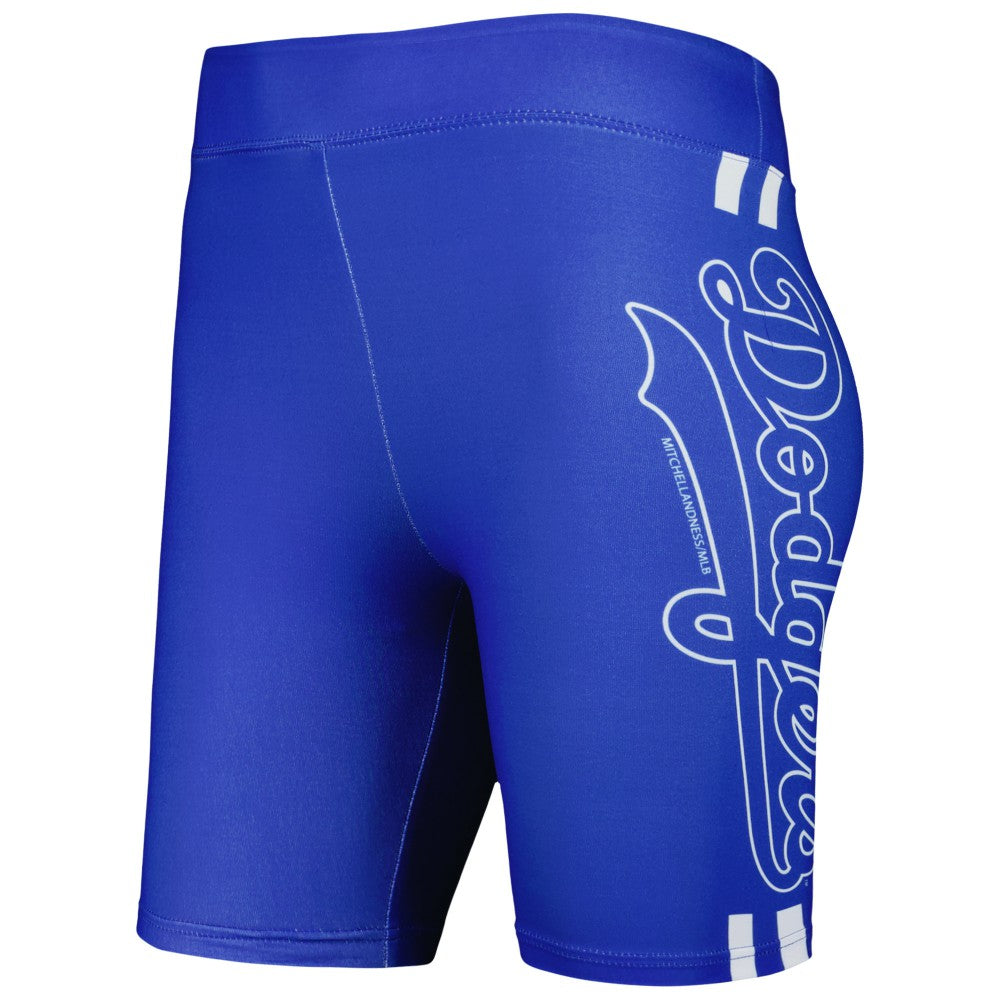 Los Angeles Dodgers Mitchell & Ness Women's Biker Shorts - MLB Shorts