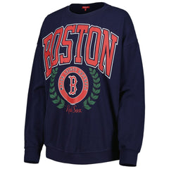 Boston Red Sox Mitchell & Ness Women's Logo Lt 2.0 Pullover Sweatshirt - MLB Pullover
