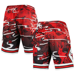 Red Chicago Bulls Lunar New Year Swingman Shorts | NBA