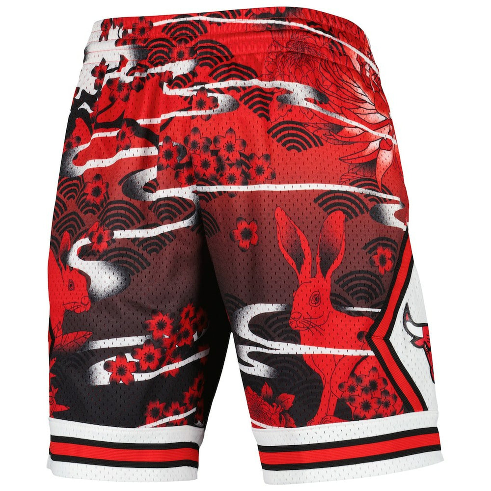Red Chicago Bulls Lunar New Year Swingman Shorts | NBA