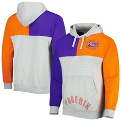 Heather Gray Phoenix Suns Tie-Breaker Pullover Hoodie | NBA