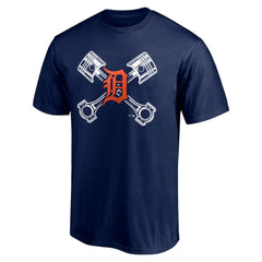 Detroit Tigers Crossed Pistons T-Shirt - MLB T-shirts
