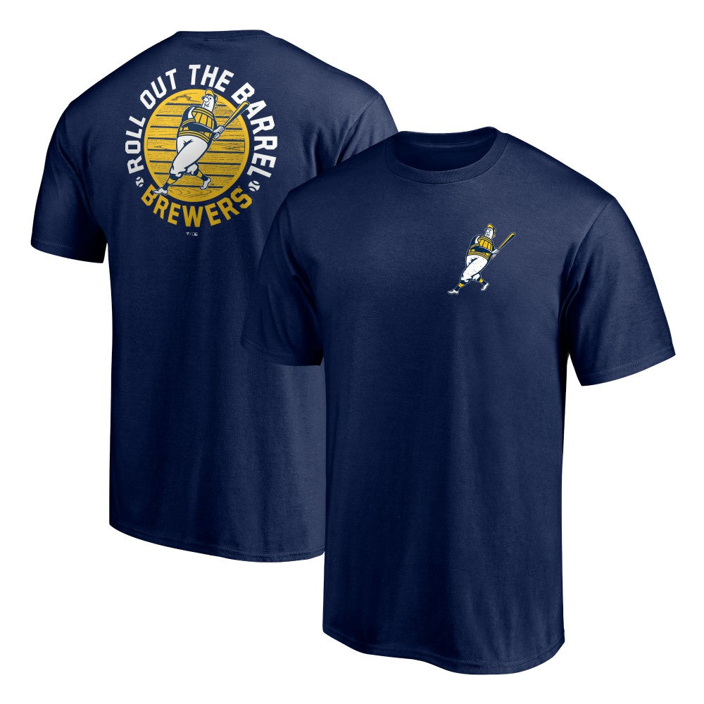 Milwaukee Brewers Roll Out the Barrel T-Shirt - MLB T-shirts